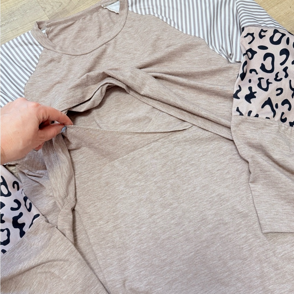 Long sleeve maternity top - Picture 2 of 6